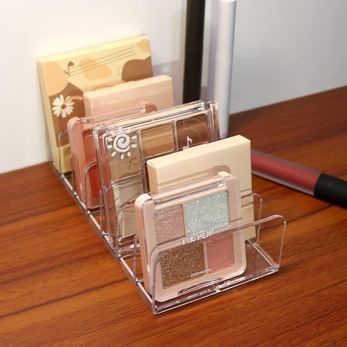 Makeup Organizer, Compact Makeup Palette Organize, for Bathroom Countertops, Vanities, Cabinets, Sleek Modern Cosmetics Storage Solution for - Eyeshadow Palettes, Contour Kits, Blush