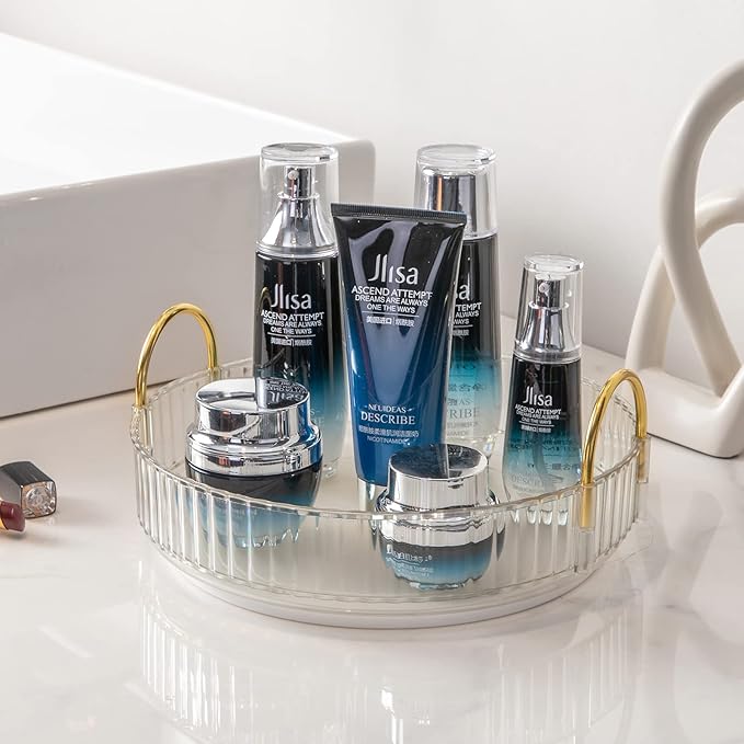 360? rotating makeup organizer, bathroom