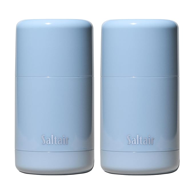 Saltair Skincare Deodorant - Aluminum-Free Deodorant for Women with Long Lasting Odor Protection Zinc and BHA. Refillable Stick, Suitable for Sensitive Skin, 2 Pack Seascape Scent