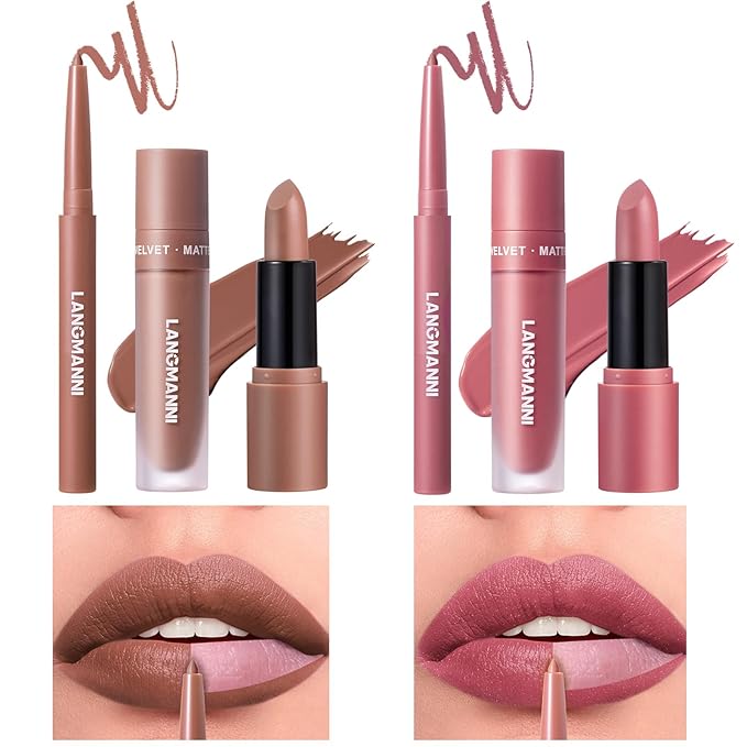 Jolilab 6 in 1 Matte Velvet Lipstick Set-Lip
