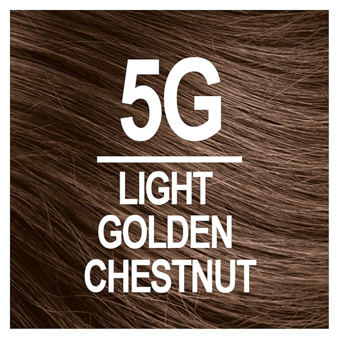 Naturtint 5G Light Golden Chestnut Permanent Hair Color (Pack of 6), Ammonia Free, Vegan, Cruelty Free, up to 100% Gray Coverage, Long Lasting Results (Packaging may vary)