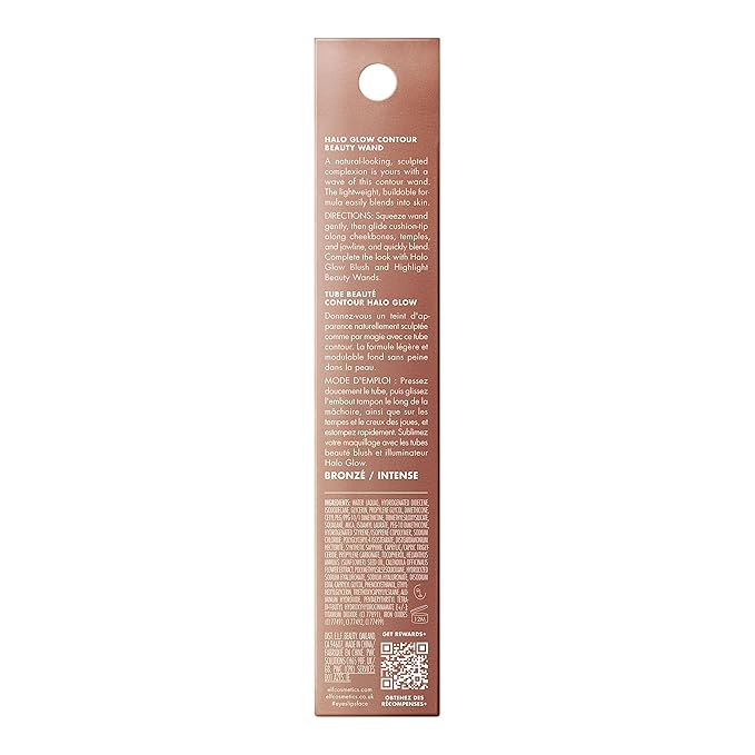 e.l.f. Halo Glow Contour Beauty Wand, Liquid Contour Cruelty-free, Tan/Deep