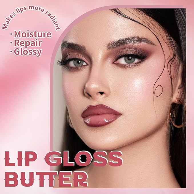 Peel Off Lip Liner Stain Tattoo, Long Lasting Waterproof Lip Stain Peel off, Tattoo Pink Lip Liner and Lip Gloss Combo, Non-Stick Cup Nourishing Lip Gloss Set Lipstick Makeup