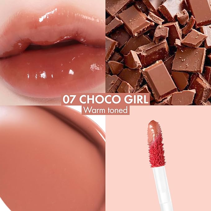 Amuse SEOUL BEBE TINT - 07 CHOCO GIRL | 24-hour Long-lasting Lip Stain, Plumping, Hydrating, Moisturizing, No Peel Off, Lip Care, Treatment, Non Sticky, Korean Lip Tint for Dry Lips