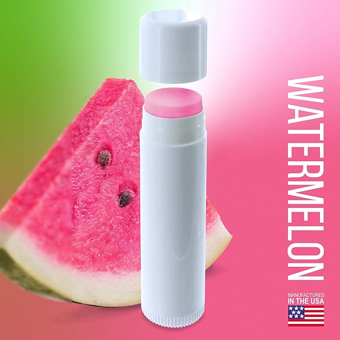 Chap-Ice | Blank Lip Balm Tubes - Filled With Various Flavors (Watermelon)