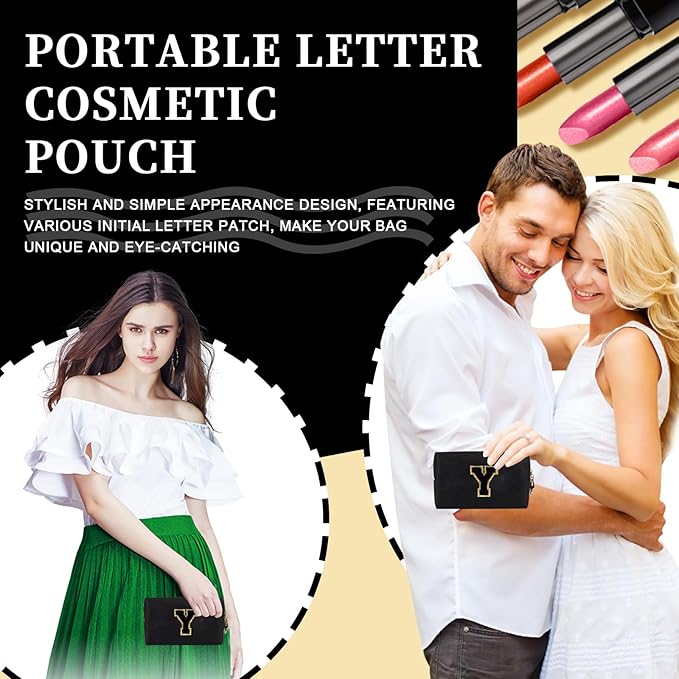 Personalized initial letter patch makeup