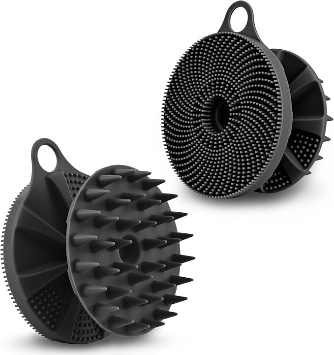 Innerneed 2-in-1 silicone body scrubber