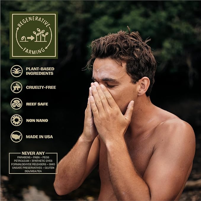 Thrive Natural Care Reef Safe Sunscreen SPF50 - Hawaii 104 Reef Act Compliant - Mineral Sunscreen Non-Nano Zinc Oxide - Vegan, (5.8 Oz (Pack of 3))