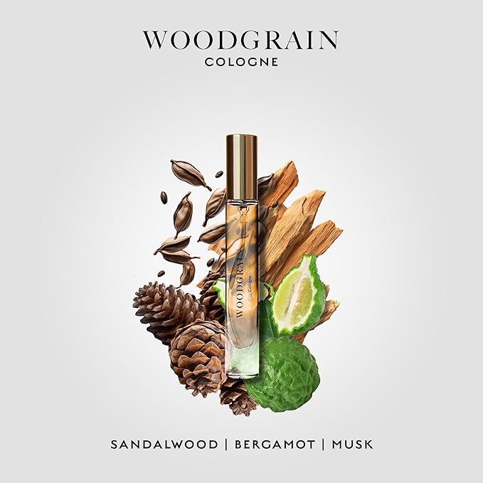 Caswell-Massey Heritage Cologne Discovery Set, Includes Woodgrain, Newport & Greenbriar, Indulge in Enduring American Scents, Travel Size Cologne for Men, 0.25 Fl Oz Each