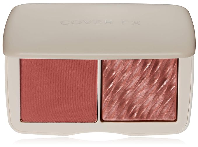 COVER FX Monochromatic Powder Blush Duo - Spiced Impact Color