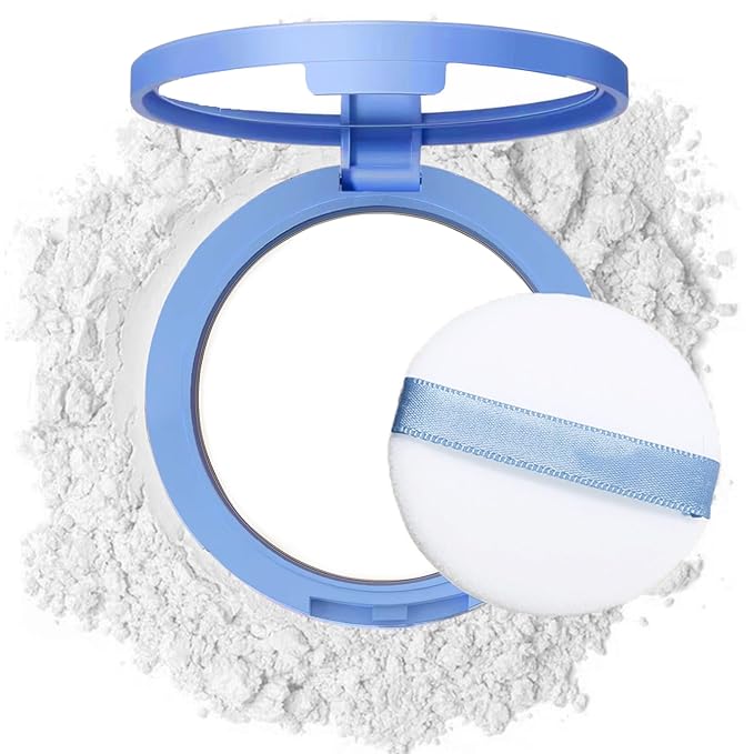 Oil Control Face Pressed Powder,Matte Smooth Flawless Setting 0.35Oz