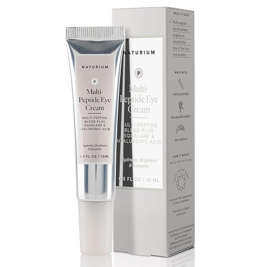 Naturium multi-peptide eye cream, smoothing