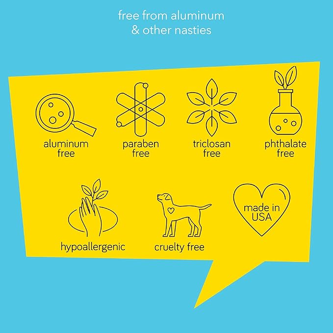 Fresh Monster Natural Deodorant for Kids and Teens I Aluminum-Free, Paraben-Free and Hypoallergenic I Dermatologist Tested I 24-Hour Protection I Gummy Burst I 1.76 oz I 3 Pack