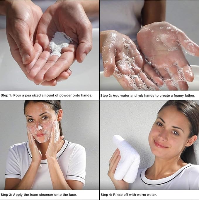 Hanalei Papaya Powder Face Cleanser - Gentle Daily Exfoliating Wash, Hydrating Non-Stripping Formula for All Skin Types - Travel-Friendly - Cruelty-Free & Paraben-Free, 60g