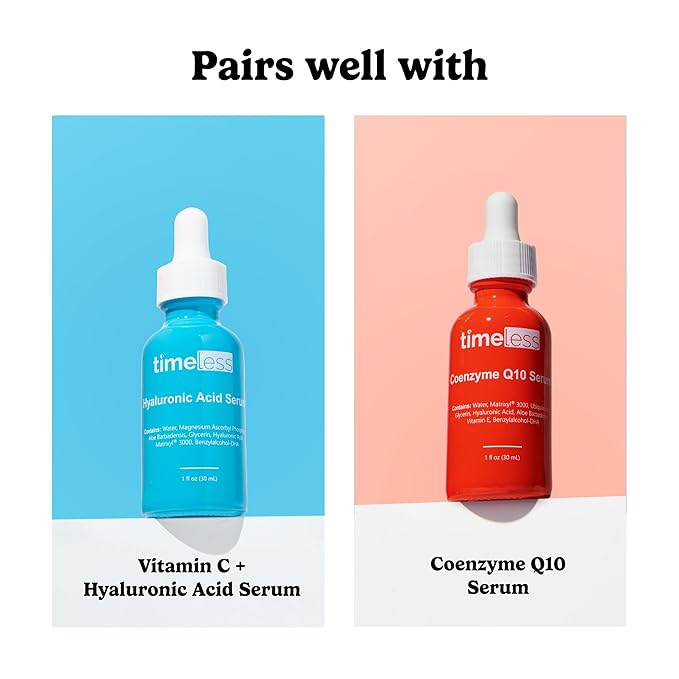 Timeless Skin Care Squalane Oil 100% Pure - Plant-Based Face Oil - Fragrance-Free - For Dry Skin - Moisturizing - 8 oz