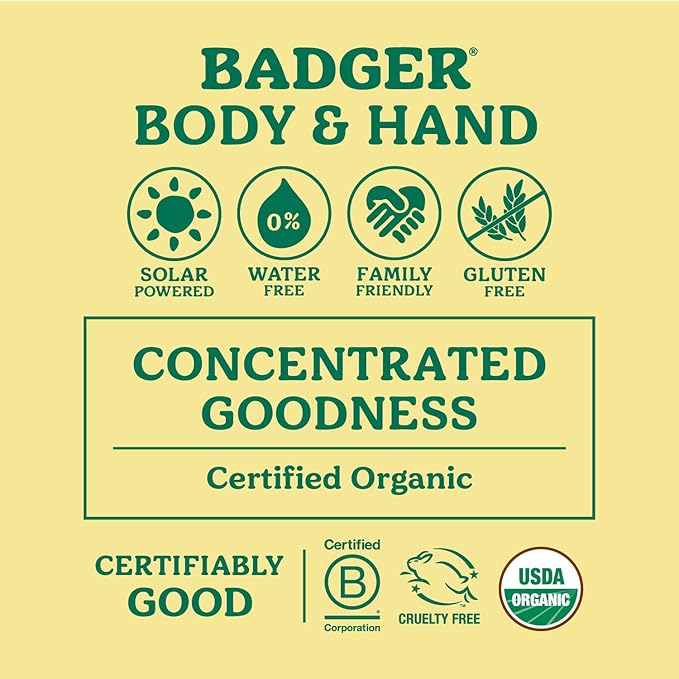 Badger Healing Balm, Hard Working Hands Cream, Organic Hand Cream for Dry Cracked Hands, Long Lasting Hand Moisturizer/Dry Hands Treatment, 2 oz Tin, 2-Pack