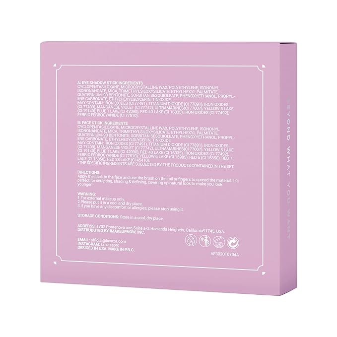 Neutral Eyeshadow Stick Makeup 6PCS Set, Brown Nude Metallic Shimmer Matte Cream Eye Shadow Palette Eyeliner Brightener Pencil Crayon - BROWN CANYON