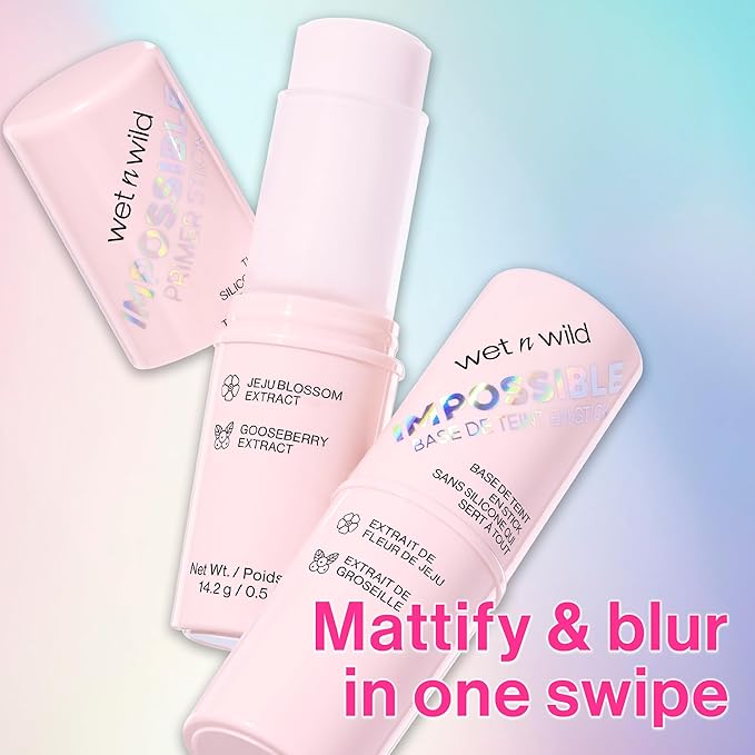 wet n wild Impossible Primer Stick, Enriched with & Cruelty-Free