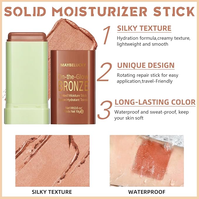 Cream Contour Stick for Cheeks Tint, Multi-Use Makeup