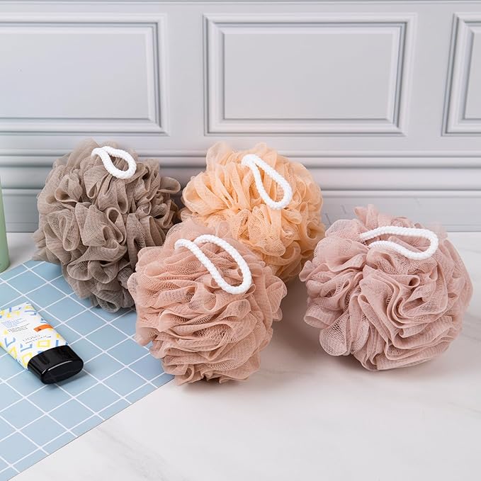 Loofah sponge 4 pack, bath