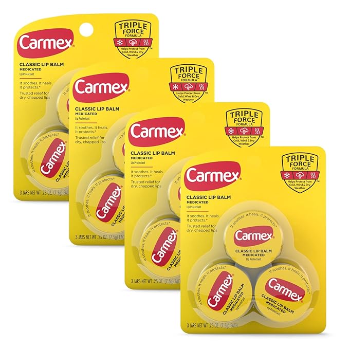Carmex Medicated Lip Balm Jar, Lip OZ
