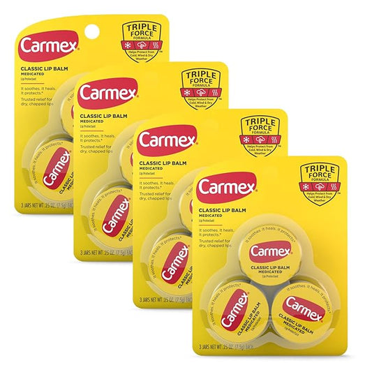 Carmex Medicated Lip Balm Jar, Lip OZ