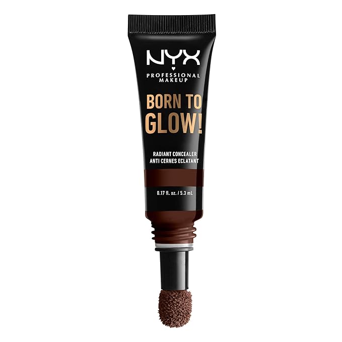 NYX PROFESSIONAL MAKEUP Born To Glow Radiant Concealer, Medium Coverage - Deep Espresso