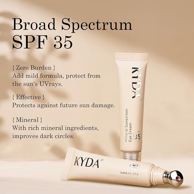 Kyda mineral sunscreen eye cream,