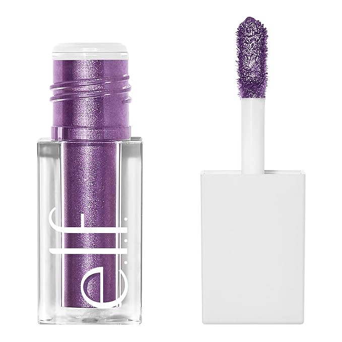 e.l.f. Liquid Metallic Eyeshadow, Gel Formula, High-Impact Multi-Dimensional Finish, One-Swipe Coverage, Supernova, 0.1 Fl Oz (3mL)