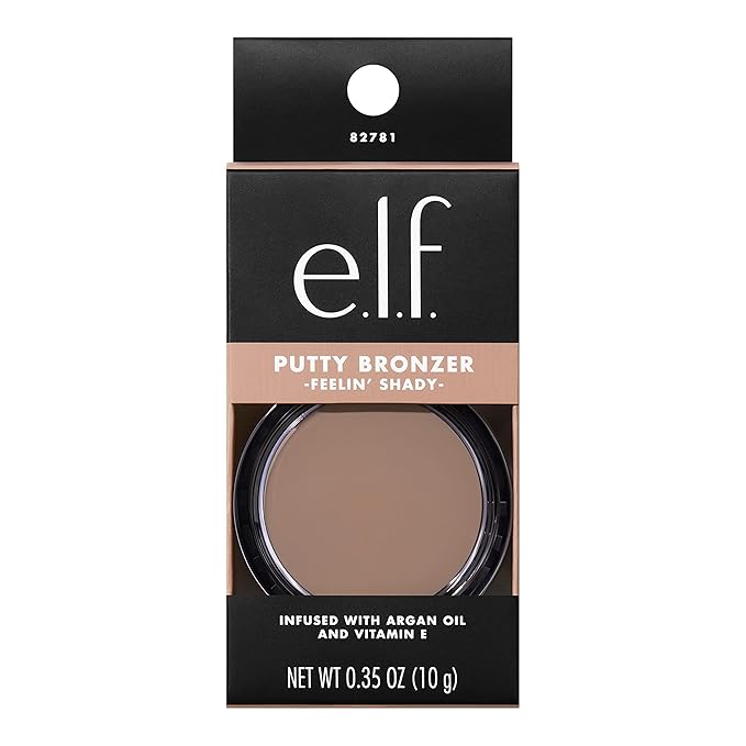 e.l.f. Putty Bronzer, Creamy & Highly Pigmented Formula, Shady, (10g) 0.35 Oz
