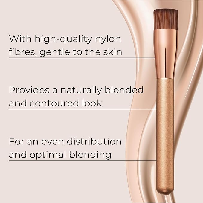 M. Asam FOUNDATION BRUSH (1 piece) - Foundation Brush for Liquid Makeup or any other type of foundation, Makeup Brush, Flawless Face Application