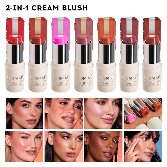 Cream Blush, Jelly Blush, Beauty Blush Makeup Sticks, Stick #07
