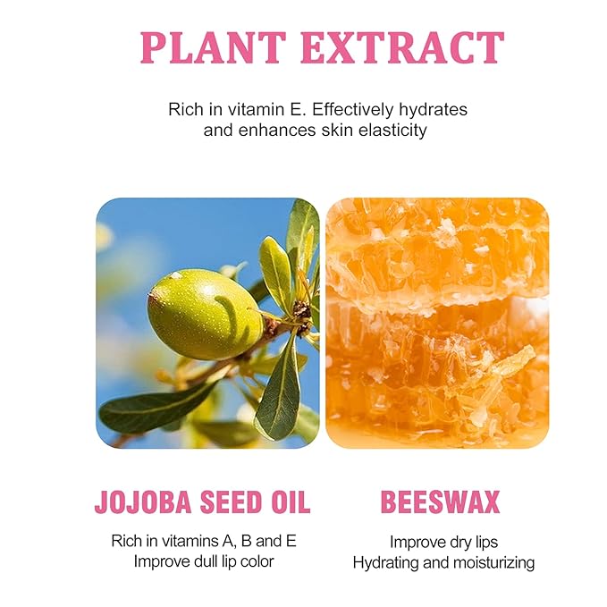 2 In 1 Lip Care Set - Lip Sleep Mask & Lip Scrub - Lip Wrinkles Improve - Cracked Lip Lipstick & Moisturizing Cream - Night Exfoliation Improve Dry and Peeling Lips - Suitable for All Skin Lip Primer