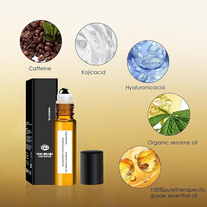 Time eraser rollerball castor oil