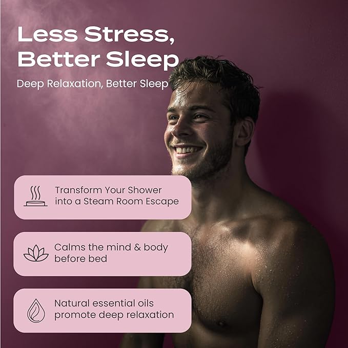 Body Restore Shower Steamers Aromatherapy 15 Pack - Boo Basket Stuffers for Women, Christmas Stocking Stuffers, Birthday Gifts, White Elephant, Relaxation, Self Care - Rose