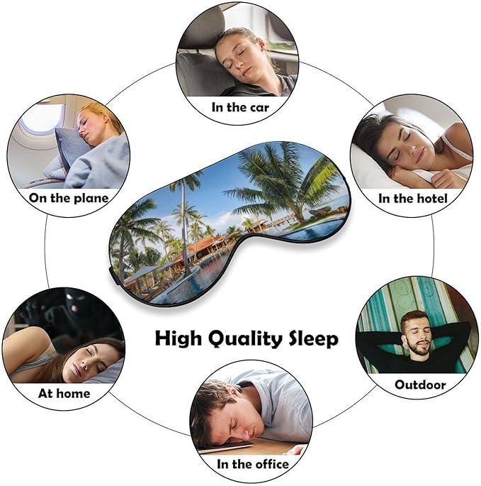 Custom Eye Mask Design Your Own Personalized Eye Shade Add Your Image Text Logo Light and Easy to Carry Effective Shadin Adjustable, Coral, 8.1"x4.1"