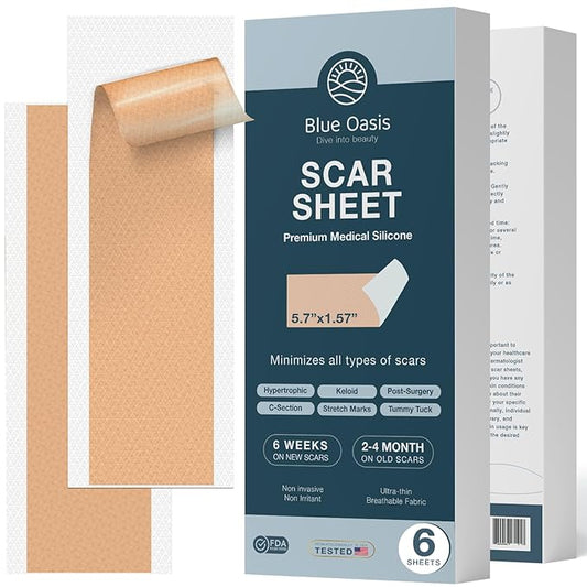 Silicone Scar Sheets Tape, Strips