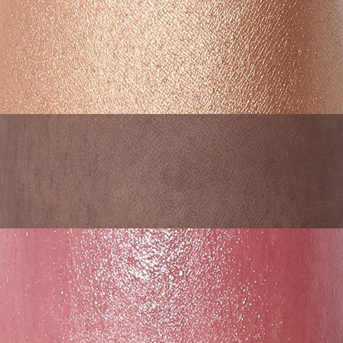 FOCALLURE 3 Pcs Cream Contour Sticks,Shades with Highlighter Finishing Makeup,MEDIUM-DEEP