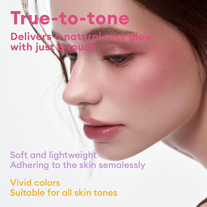 ITY Mood Blush, Blush for Cheeks Makeup,Moisturizing Creamy Blush Dual Funtions, Highly Spreadable, 0.18 oz (5.2g) in Show Off