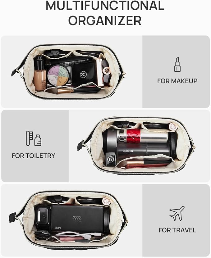 Telena puffer makeup bags for