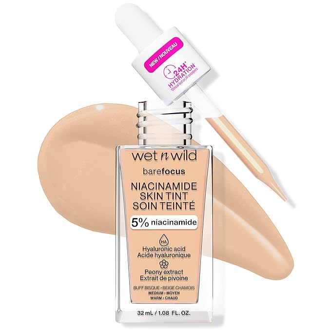 wet n wild Bare Focus Skin Tint, 5% Buff Bisque