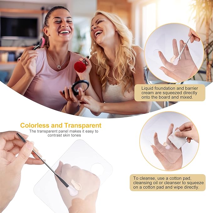 Acrylic Cosmetic Makeup Palette, Makeup Mixing Tray