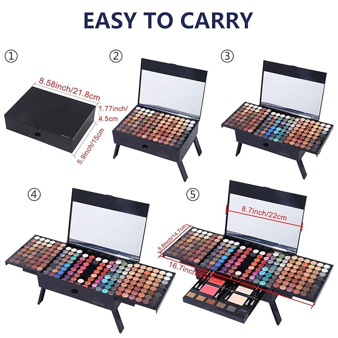 Makeup Gift Sets For Women - 190 Colors