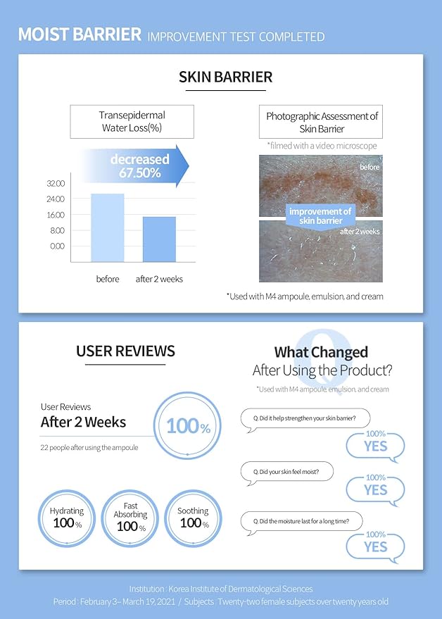 Dermafirm Moist Barrier Intensive Moisturizer Face Cream M4 | Korean Face Moisturizer Face Lotion for Hydration & Nourishment w/Ceramide, Peptide & Collagen | No Animal Trials No Paraben 1.69 fl oz