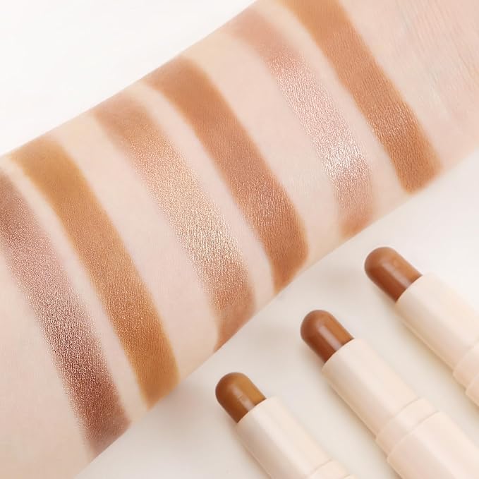 Boobeen 2 in 1 Contour Stick, Cream Bronzer the Body