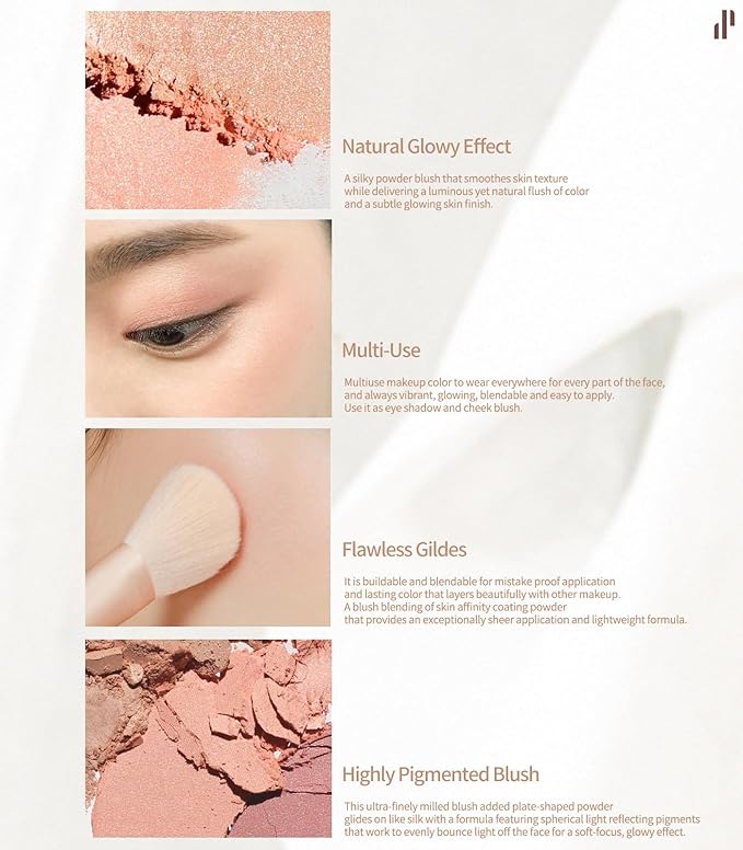 Heart Percent Dote on Mood Glow Blush, Smooth Veil Nude)