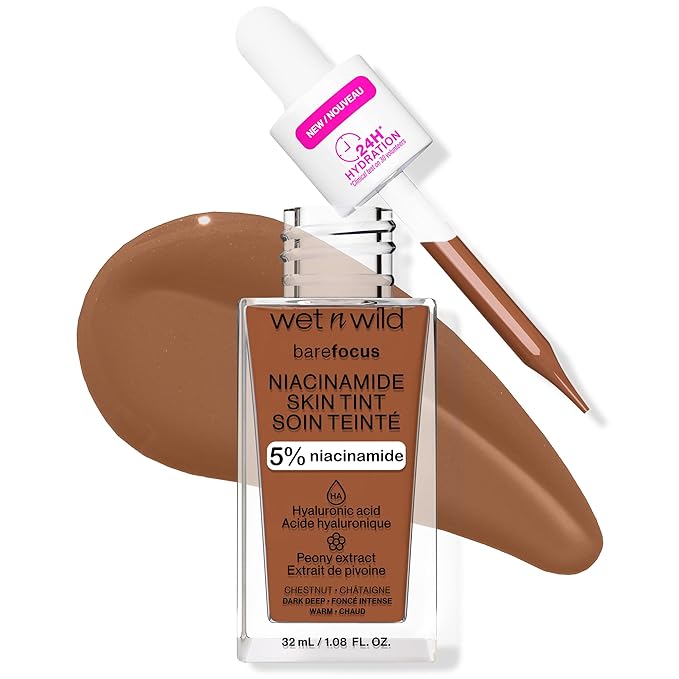 wet n wild Bare Focus Skin Tint, 5% - Chestnut