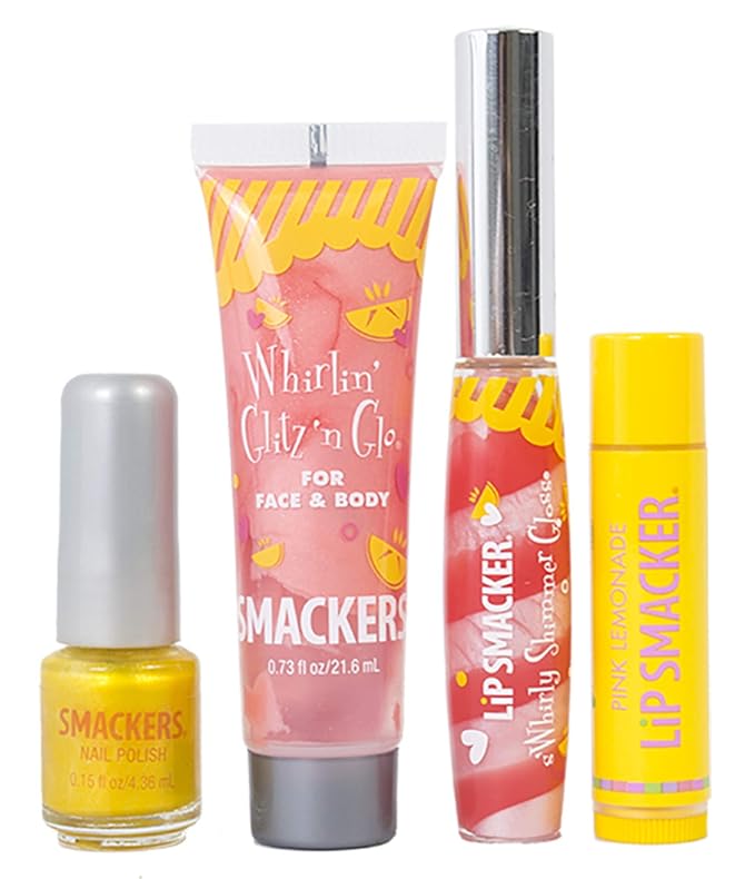 Lip Smacker Pink Lemonade Glam Bag Makeup Set