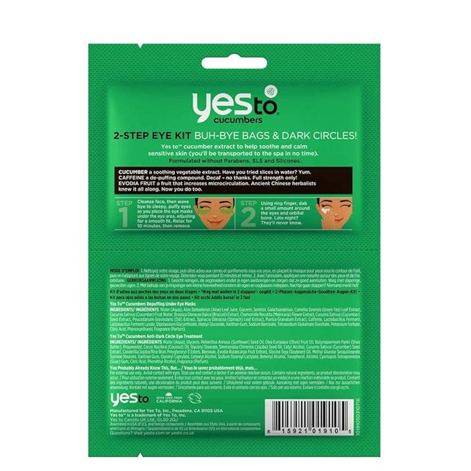 Yes To TO Dark Circles Eye Kit 1019105 2 Count (Pack of 1)