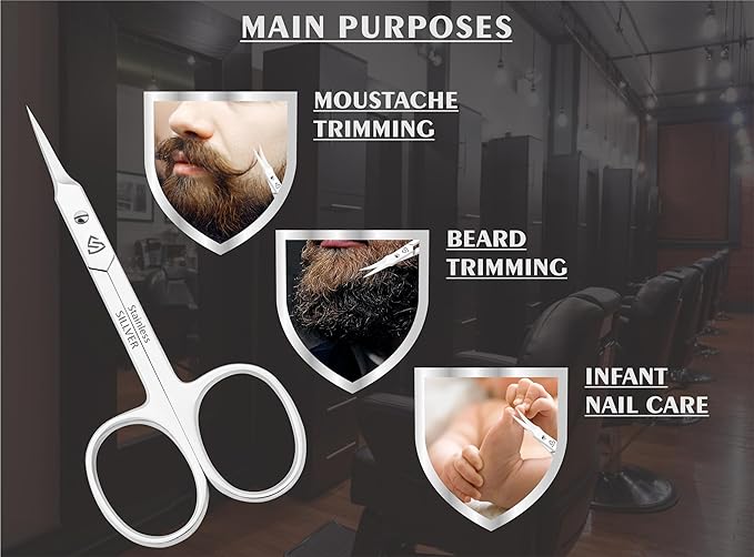 Cuticle Scissors Curved Blade -